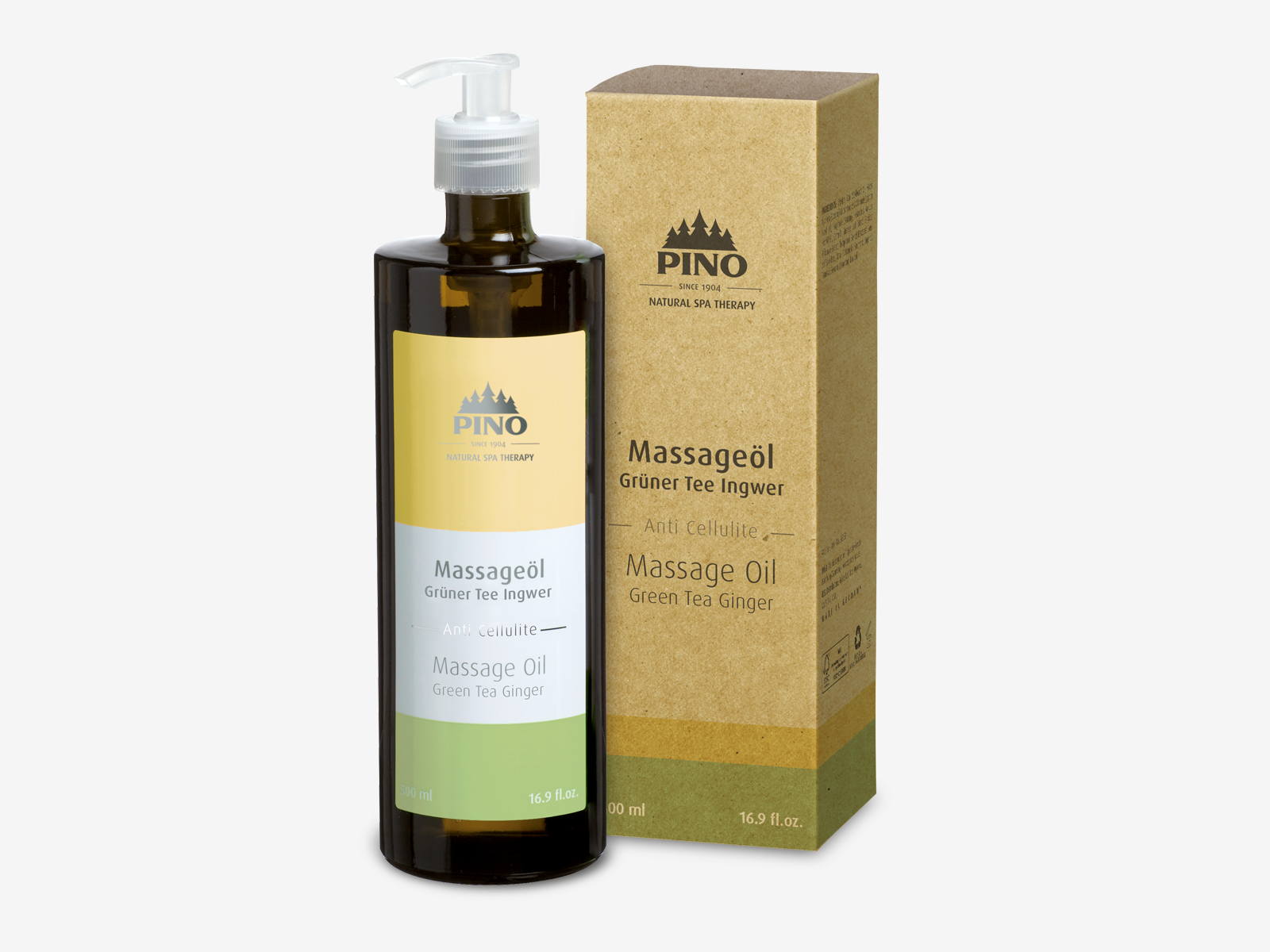Massageöl Grüner Tee Ingwer