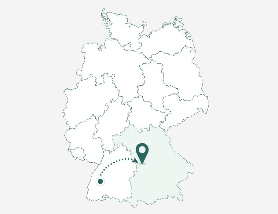 Umzug nach Bayern