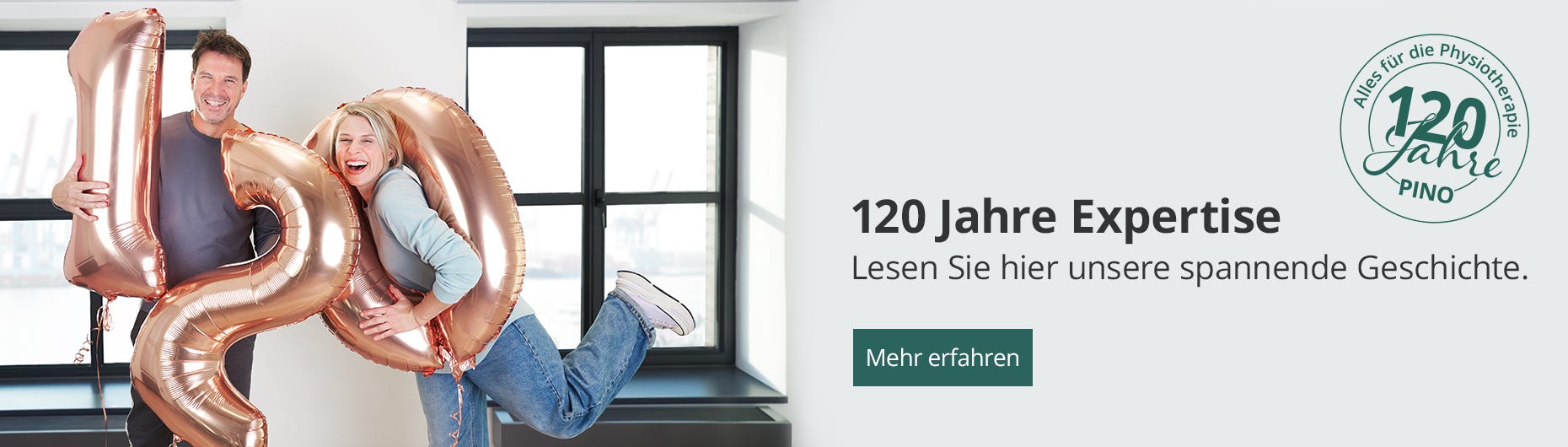 PINO 120 Jahre Erfahrung und Expertise in der Physiotherapie