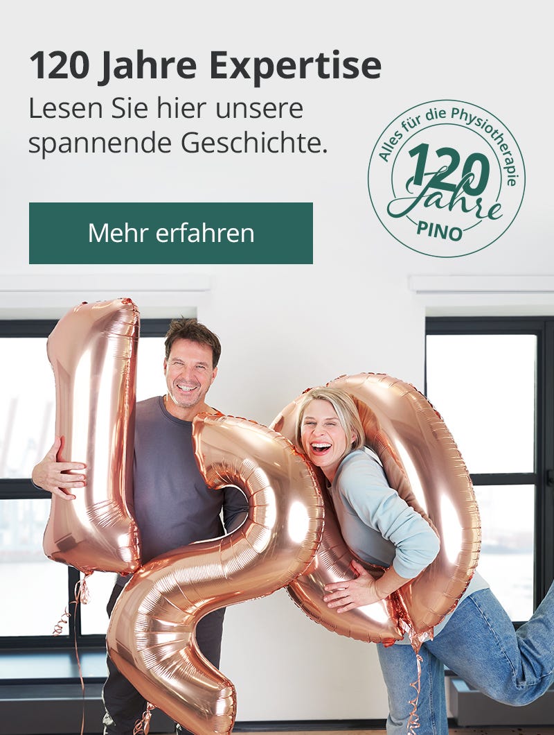 PINO 120 Jahre Erfahrung und Expertise in der Physiotherapie